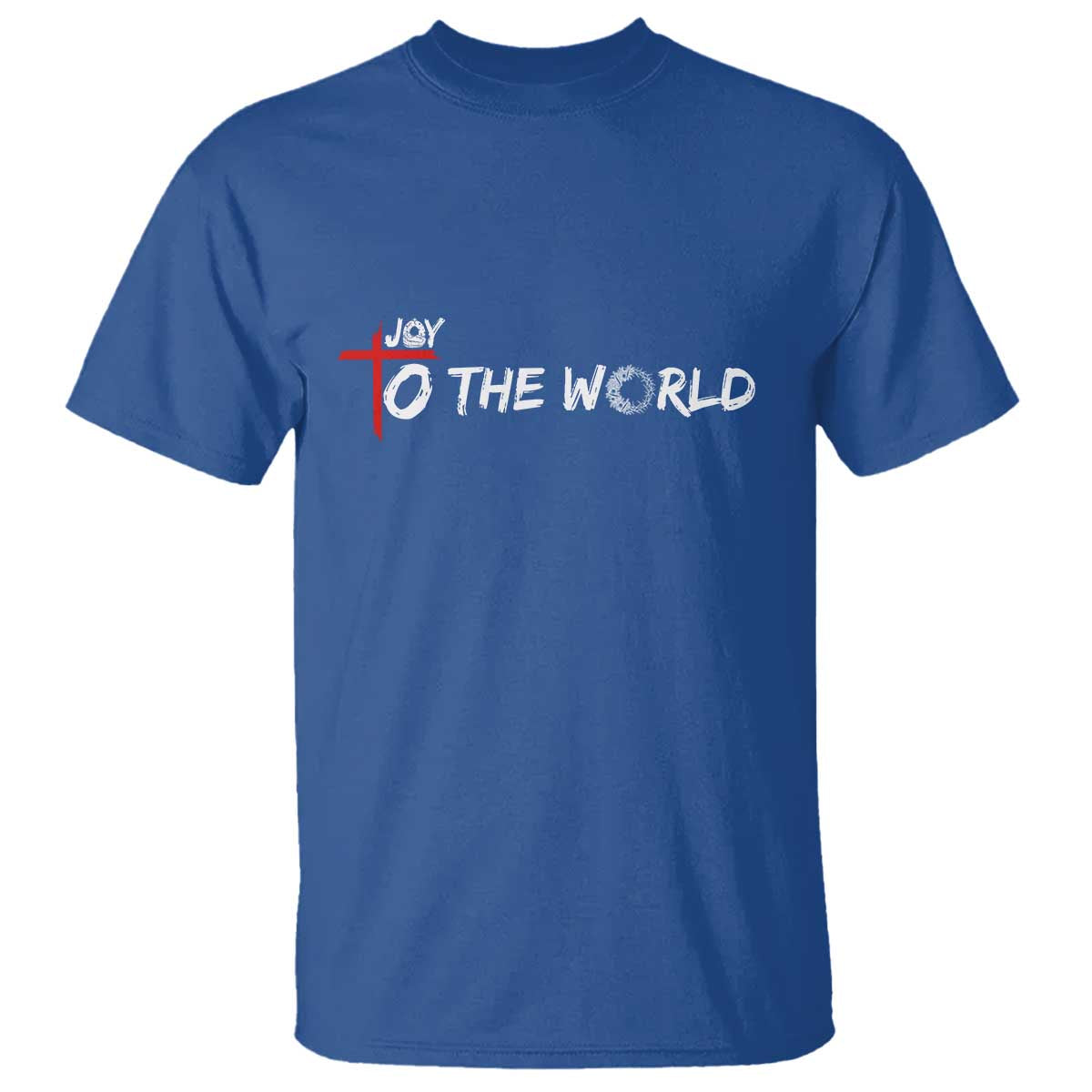 Jesus Christian Christmas T Shirt Joy To The World - Wonder Print Shop