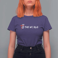 Jesus Christian Christmas T Shirt For Women Joy To The World - Wonder Print Shop