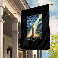 Virgin Mary Starry Night Garden Flag Luke 2:11 Christian Faith - Wonder Print Shop