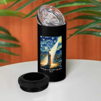 Virgin Mary Starry Night 4 in 1 Can Cooler Tumbler Luke 2:11 Christian Faith - Wonder Print Shop