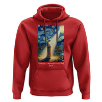 Virgin Mary Starry Night Hoodie Luke 2:11 Christian Faith - Wonder Print Shop
