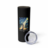 Virgin Mary Starry Night Skinny Tumbler Luke 2:11 Christian Faith - Wonder Print Shop