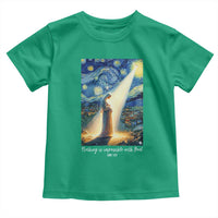 Virgin Mary Starry Night Toddler T Shirt Luke 2:11 Christian Faith - Wonder Print Shop