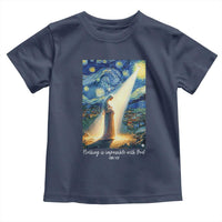 Virgin Mary Starry Night Toddler T Shirt Luke 2:11 Christian Faith - Wonder Print Shop