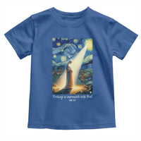 Virgin Mary Starry Night Toddler T Shirt Luke 2:11 Christian Faith - Wonder Print Shop