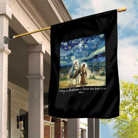 Bethlehem Starry Night Garden Flag Nativity Luke 2:11 Christian Christmas - Wonder Print Shop