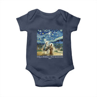 Bethlehem Starry Night Baby Onesie Nativity Luke 2:11 Christian Christmas - Wonder Print Shop