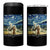 Bethlehem Starry Night 4 in 1 Can Cooler Tumbler Nativity Luke 2:11 Christian Christmas - Wonder Print Shop