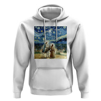 Bethlehem Starry Night Hoodie Nativity Luke 2:11 Christian Christmas - Wonder Print Shop
