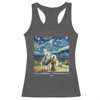 Bethlehem Starry Night Racerback Tank Top Nativity Luke 2:11 Christian Christmas - Wonder Print Shop