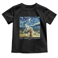 Bethlehem Starry Night Toddler T Shirt Nativity Luke 2:11 Christian Christmas - Wonder Print Shop