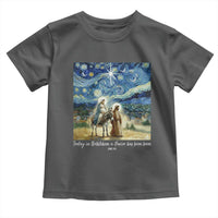Bethlehem Starry Night Toddler T Shirt Nativity Luke 2:11 Christian Christmas - Wonder Print Shop