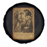 Virgin Mary Spare Tire Cover Angel Gabriel Luke 1:30 Christian - Wonder Print Shop