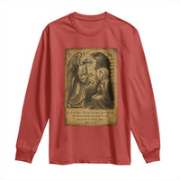 Virgin Mary Long Sleeve Shirt Angel Gabriel Luke 1:30 Christian - Wonder Print Shop