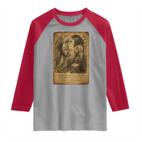 Virgin Mary Raglan Shirt Angel Gabriel Luke 1:30 Christian - Wonder Print Shop