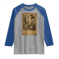 Virgin Mary Raglan Shirt Angel Gabriel Luke 1:30 Christian - Wonder Print Shop