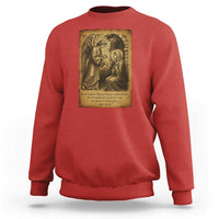 Virgin Mary Sweatshirt Angel Gabriel Luke 1:30 Christian - Wonder Print Shop