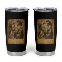 Virgin Mary Tumbler Cup Angel Gabriel Luke 1:30 Christian - Wonder Print Shop