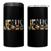 Jesus Christmas 4 in 1 Can Cooler Tumbler Nativity Holy Night Christian Faith - Wonder Print Shop