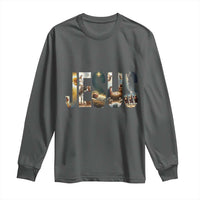 Jesus Christmas Long Sleeve Shirt Nativity Holy Night Christian Faith - Wonder Print Shop