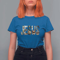 Jesus Christmas T Shirt For Women Nativity Holy Night Christian Faith - Wonder Print Shop