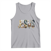 Jesus Christmas Tank Top Nativity Holy Night Christian Faith - Wonder Print Shop