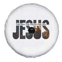 Jesus Christian Bible Spare Tire Cover The Way The Truth The Life - Wonder Print Shop