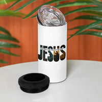 Jesus Christian Bible 4 in 1 Can Cooler Tumbler The Way The Truth The Life - Wonder Print Shop