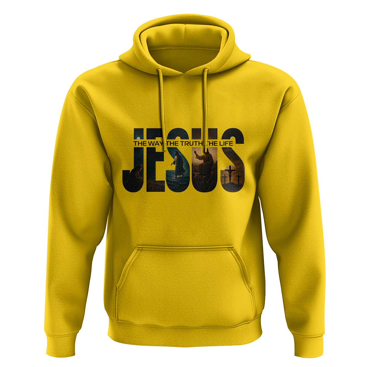 Jesus Christian Bible Hoodie The Way The Truth The Life - Wonder Print Shop