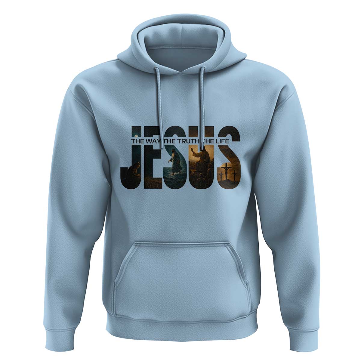Jesus Christian Bible Hoodie The Way The Truth The Life - Wonder Print Shop