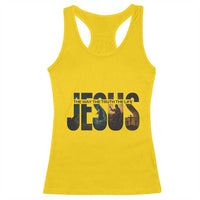 Jesus Christian Bible Racerback Tank Top The Way The Truth The Life - Wonder Print Shop