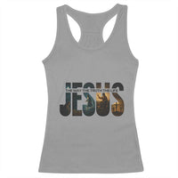 Jesus Christian Bible Racerback Tank Top The Way The Truth The Life - Wonder Print Shop