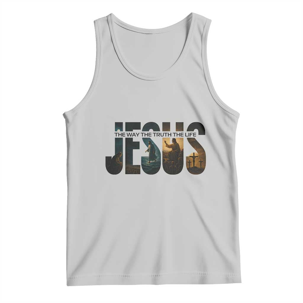 Jesus Christian Bible Tank Top The Way The Truth The Life - Wonder Print Shop
