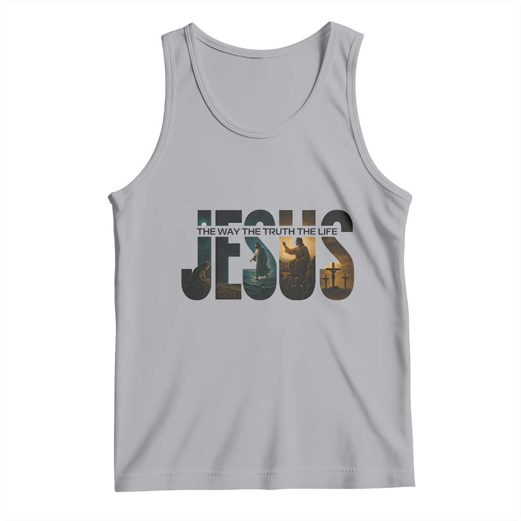 Jesus Christian Bible Tank Top The Way The Truth The Life - Wonder Print Shop