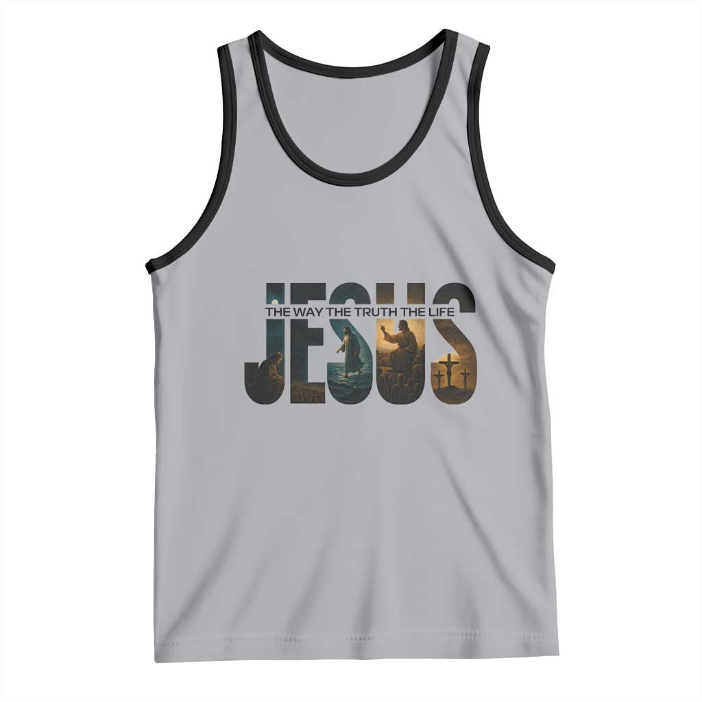 Jesus Christian Bible Tank Top The Way The Truth The Life - Wonder Print Shop