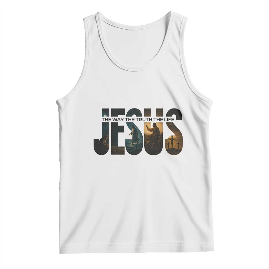 Jesus Christian Bible Tank Top The Way The Truth The Life - Wonder Print Shop