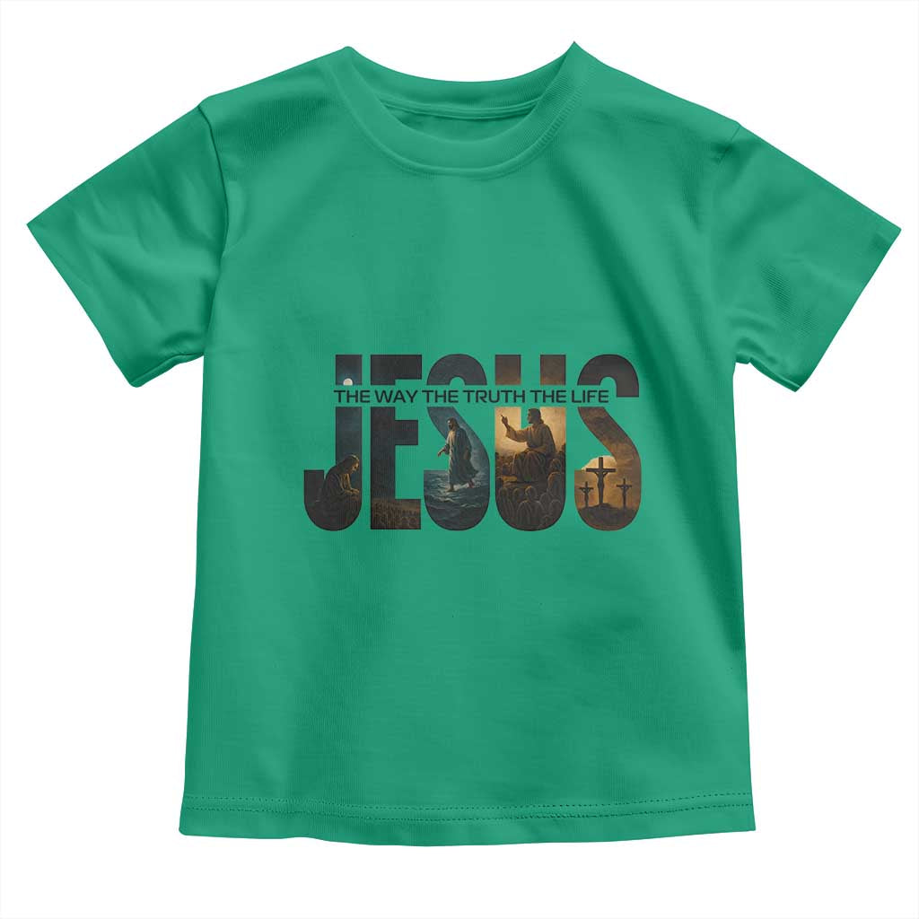 Jesus Christian Bible Toddler T Shirt The Way The Truth The Life - Wonder Print Shop