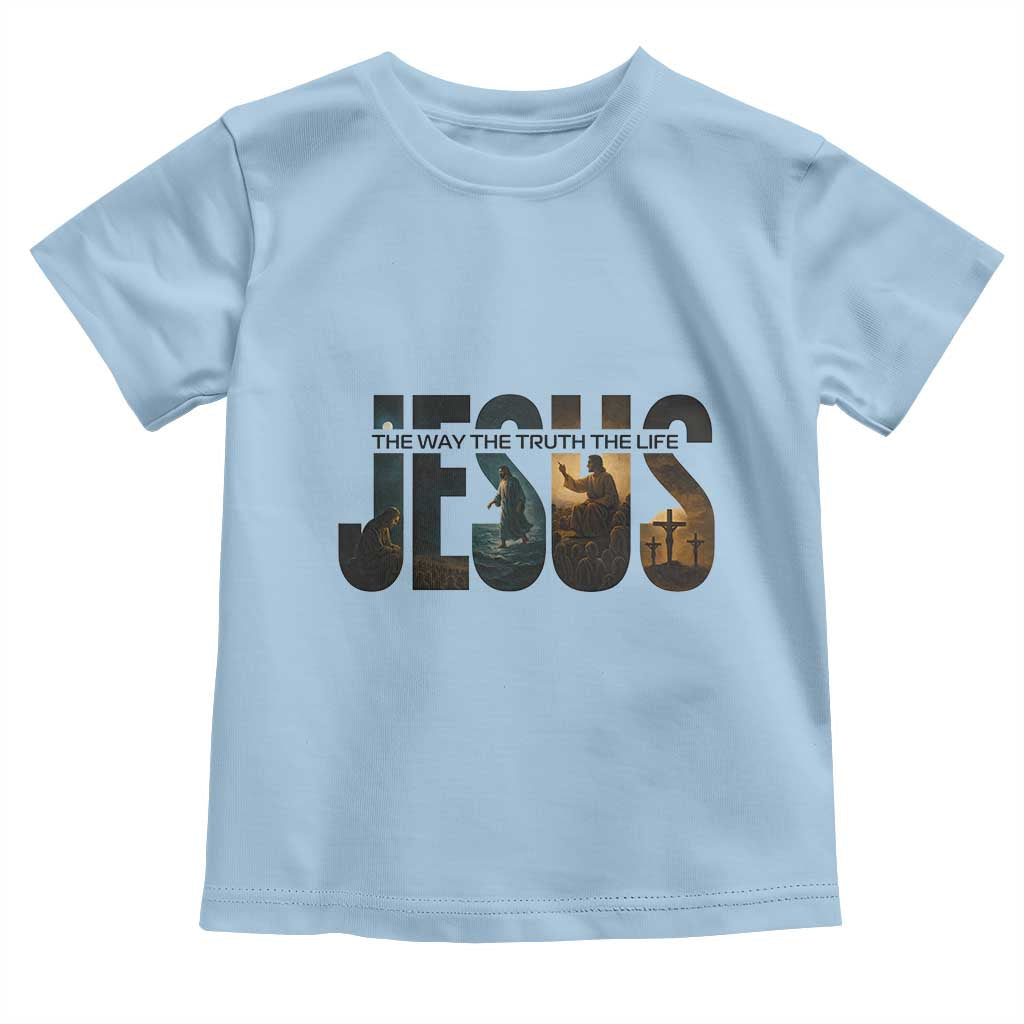 Jesus Christian Bible Toddler T Shirt The Way The Truth The Life - Wonder Print Shop