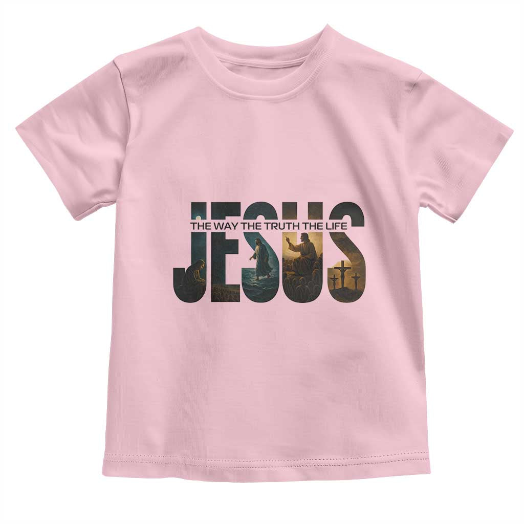 Jesus Christian Bible Toddler T Shirt The Way The Truth The Life - Wonder Print Shop