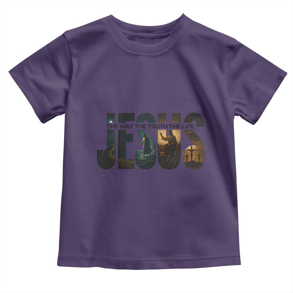 Jesus Christian Bible Toddler T Shirt The Way The Truth The Life - Wonder Print Shop