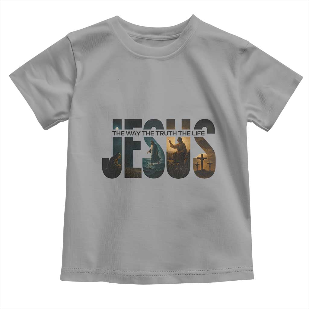 Jesus Christian Bible Toddler T Shirt The Way The Truth The Life - Wonder Print Shop