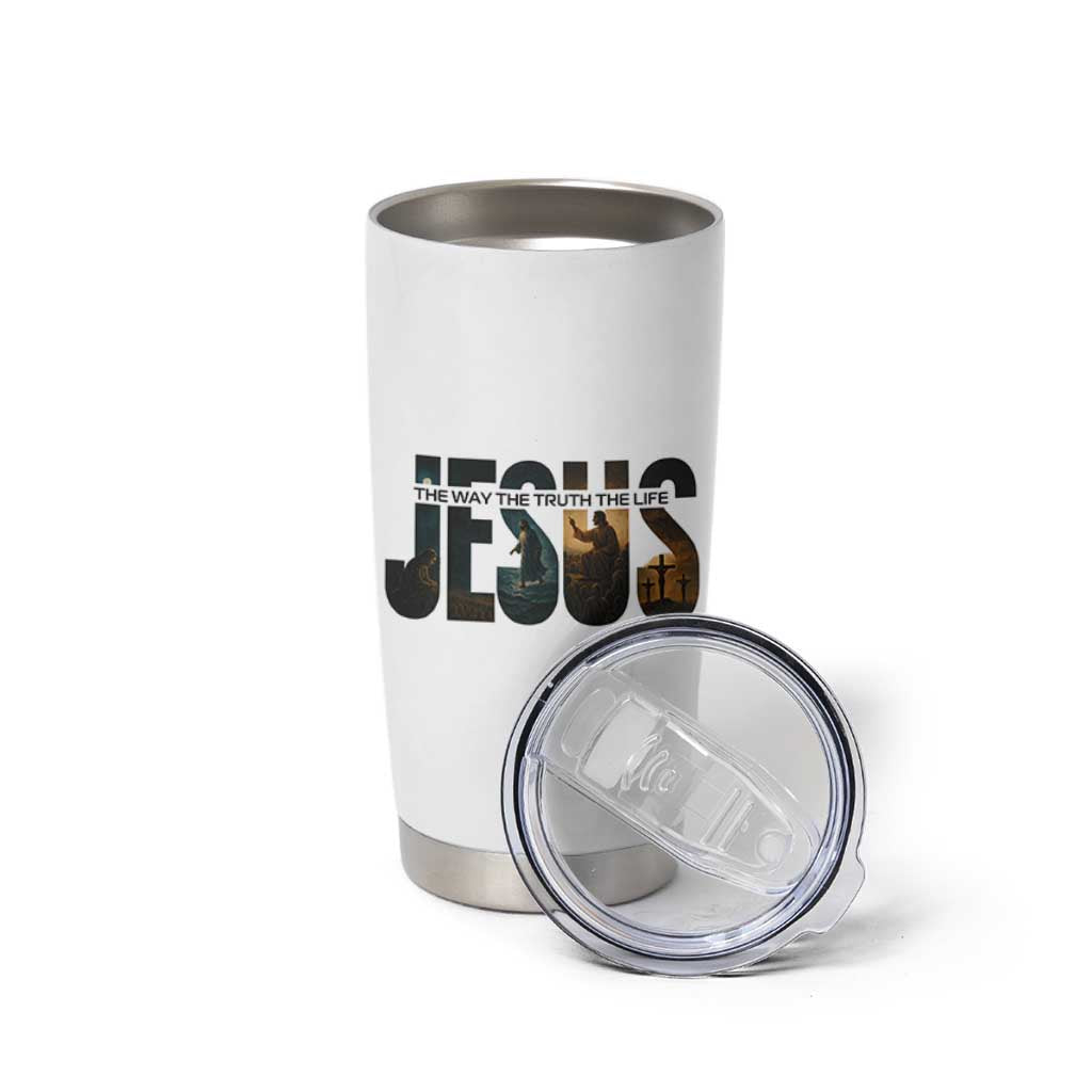 Jesus Christian Bible Tumbler Cup The Way The Truth The Life - Wonder Print Shop