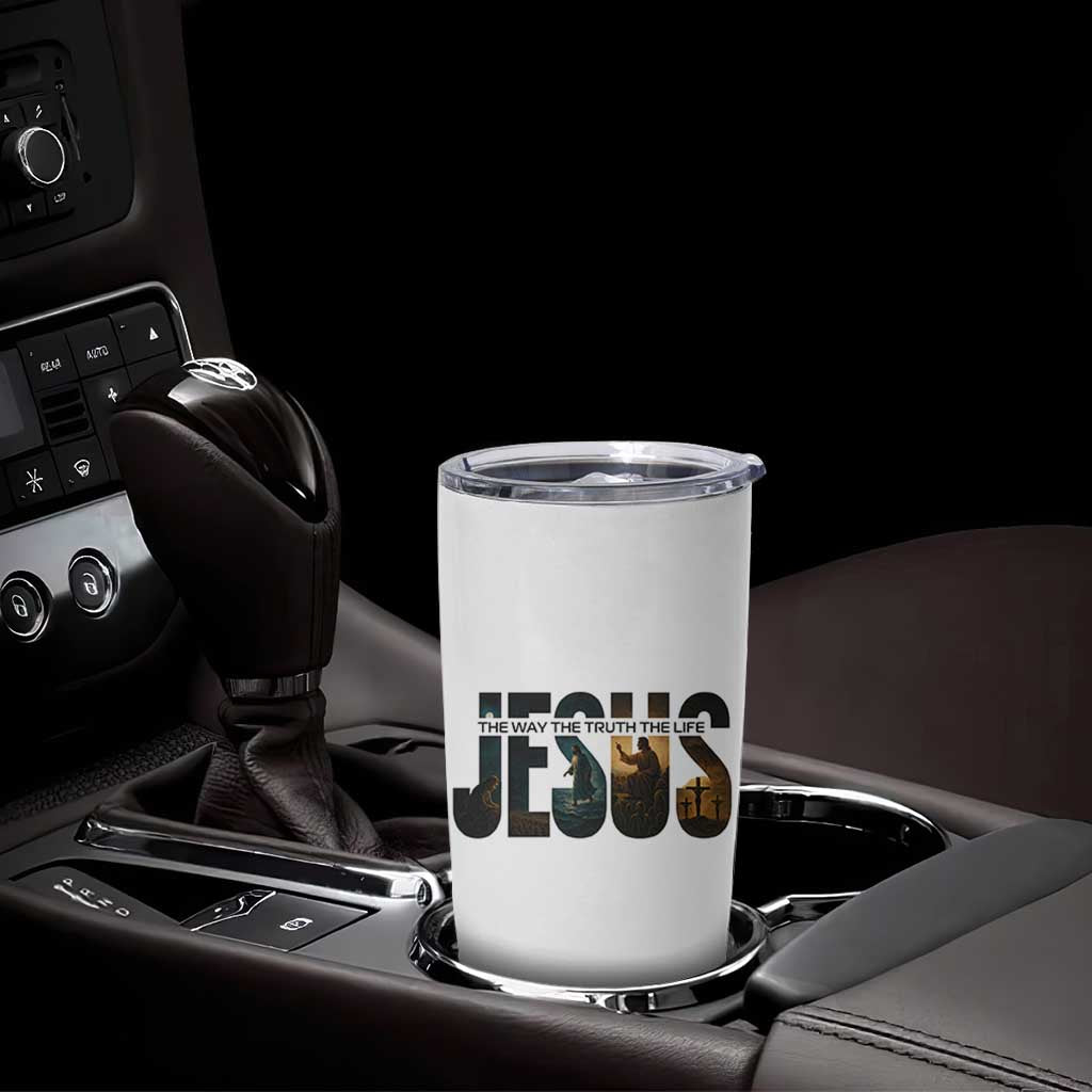 Jesus Christian Bible Tumbler Cup The Way The Truth The Life - Wonder Print Shop