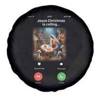 Jesus Christmas Spare Tire Cover Video Call Nativity Scene Funny Christian Xmas - Wonder Print Shop