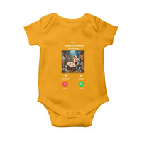 Jesus Christmas Baby Onesie Video Call Nativity Scene Funny Christian Xmas - Wonder Print Shop