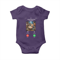 Jesus Christmas Baby Onesie Video Call Nativity Scene Funny Christian Xmas - Wonder Print Shop