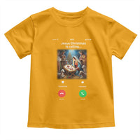 Jesus Christmas Toddler T Shirt Video Call Nativity Scene Funny Christian Xmas - Wonder Print Shop