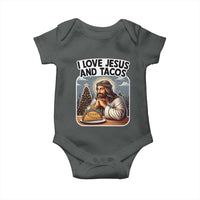 Funny Jesus Christian Christmas Baby Onesie I Love Jesus And Tacos - Wonder Print Shop