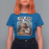 Funny Jesus Christian Christmas T Shirt For Women I Love Jesus And Tacos - Wonder Print Shop