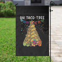Taco Christmas Tree Garden Flag Funny Xmas Foodie Mexican - Wonder Print Shop
